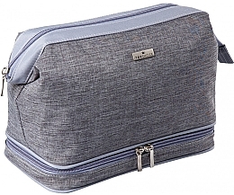 Fragrances, Perfumes, Cosmetics Men Makeup Bag "Travler", 97829, gray - Top Choice