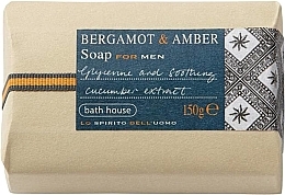 Fragrances, Perfumes, Cosmetics Bath House Bergamot & Amber - Soap