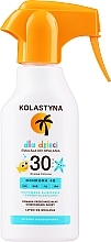 Kids Tanning Emulsion - Kolastyna SPF 30 Ochrona 4D — photo N1