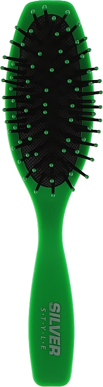 Massage Brush, PM-8583 G, green - Silver Style — photo N1