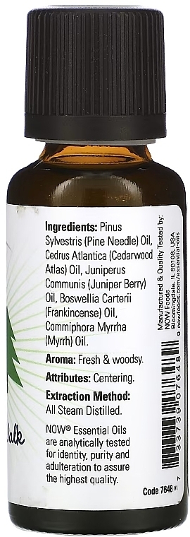 Woodland Walk Essential Oil - Now Foods Essential Oils Woodland Walk Nature Blend — photo N2