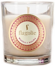Fragrances, Perfumes, Cosmetics Scented Candle "Vanilla & Raspberry" - Flagolie Fragranced Candle Vanilla And Raspberry