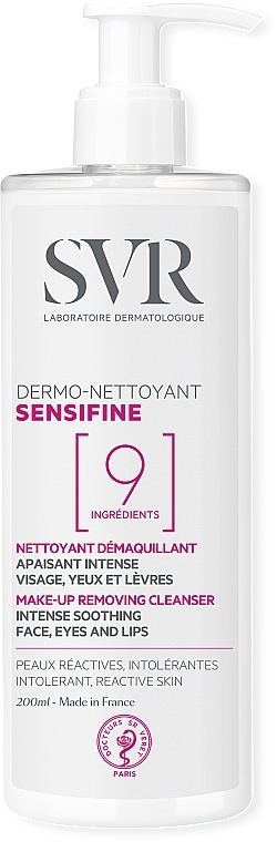Cleansing Cream-Gel - SVR Sensifine Dermo Nettoyant Make-up Removing Cleanser — photo N2