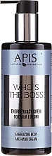 Fragrances, Perfumes, Cosmetics Energizing Body & Hand Cream - Apis Who's The Boss Energizing Body And Hand Cream