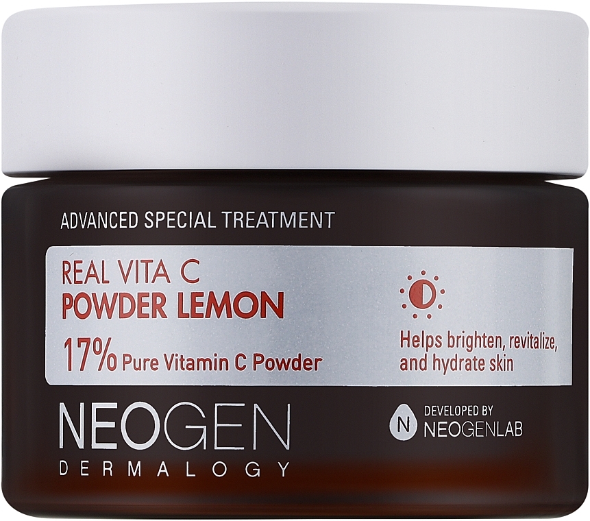 Vitamin C Brightening Face Powder - Neogen Dermalogy Real Vita C Powder Lemon — photo N1