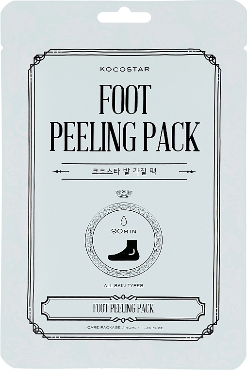 Smooth Heels Pedicure Mask - Kocostar Foot Peeling Pack — photo N1