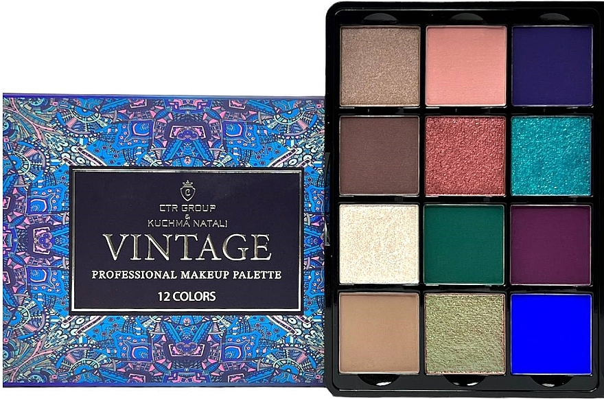 Makeup Palette - CTR Vintage Eye Shadow Palette — photo N1