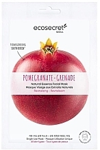 Fragrances, Perfumes, Cosmetics Pomegranate Revitalizing Face Mask - Eco Secret Pomegranate Natural Essence Facial Mask