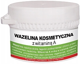 Fragrances, Perfumes, Cosmetics Cosmetic Vaseline with Vitamin A - Pasmedic