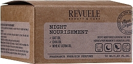 Nourishing Night Face Cream - Revuele Vegan & Organic Night Nourishment — photo N1
