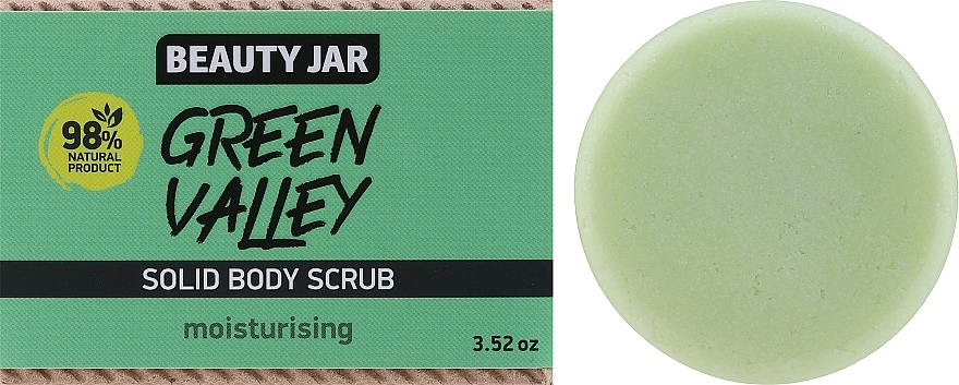 ソリッド ボディスクラブ - Beauty Jar Green Valley Solid Body Scrub — photo N1