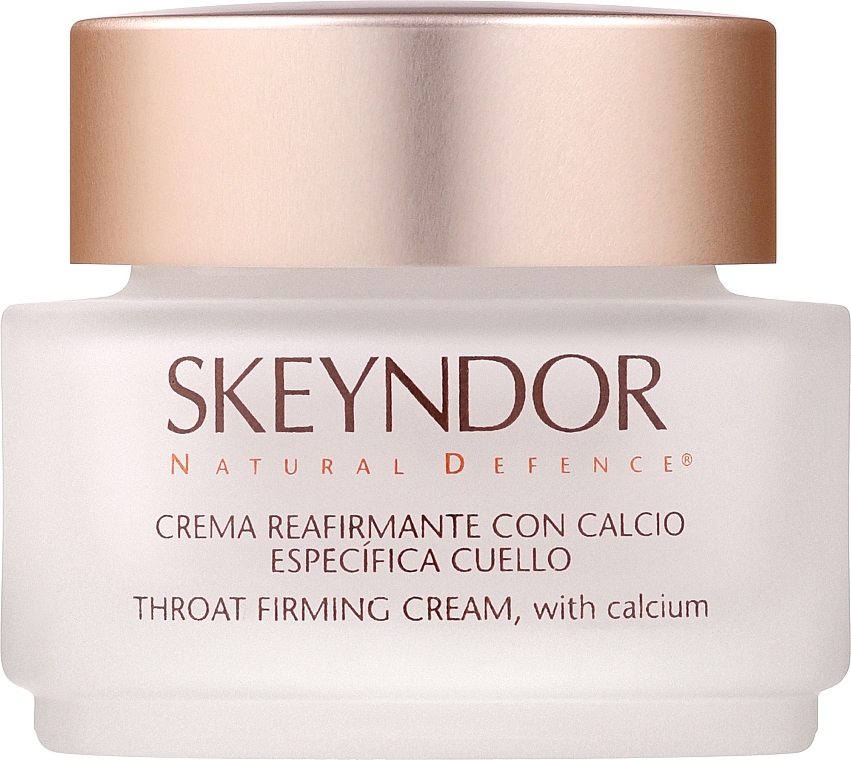 Firming Calcium Neck & Decollete Cream - Skeyndor Natural Defence Throat Firming Cream With Calcium — photo N1