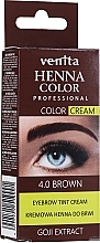 Brow Henna Cream Color - Venita Professional Henna Color Cream Eyebrow Tint Cream — photo N3