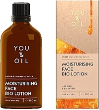 Fragrances, Perfumes, Cosmetics Face Bio Lotion - You & Oil Moisturising Face Bio Lotion Amber Oil+Mineral Water