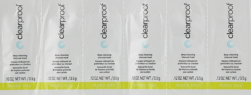 Sample Set - Mary Kay Clear Proof Deep-Cleansing Charcoal Mask (6x3.5g) — photo N1