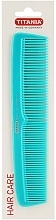 Fragrances, Perfumes, Cosmetics Plastic Comb 19.5 cm, turquoise - Titania