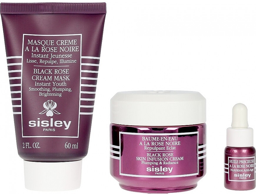 Set - Sisley Black Rose Set (f/cr/50ml + f/mask/60ml + f/oil/3ml) — photo N2