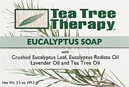 Fragrances, Perfumes, Cosmetics Exfoliating Eucalyptus Soap - Tea Tree Therapy Eucalyptus Soap