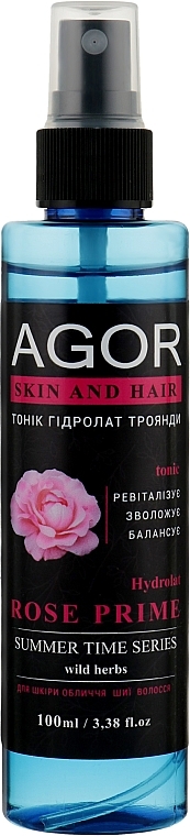 Prime Rose Hydrolate - Agor Summer Time Skin And Hair Tonic — photo N3
