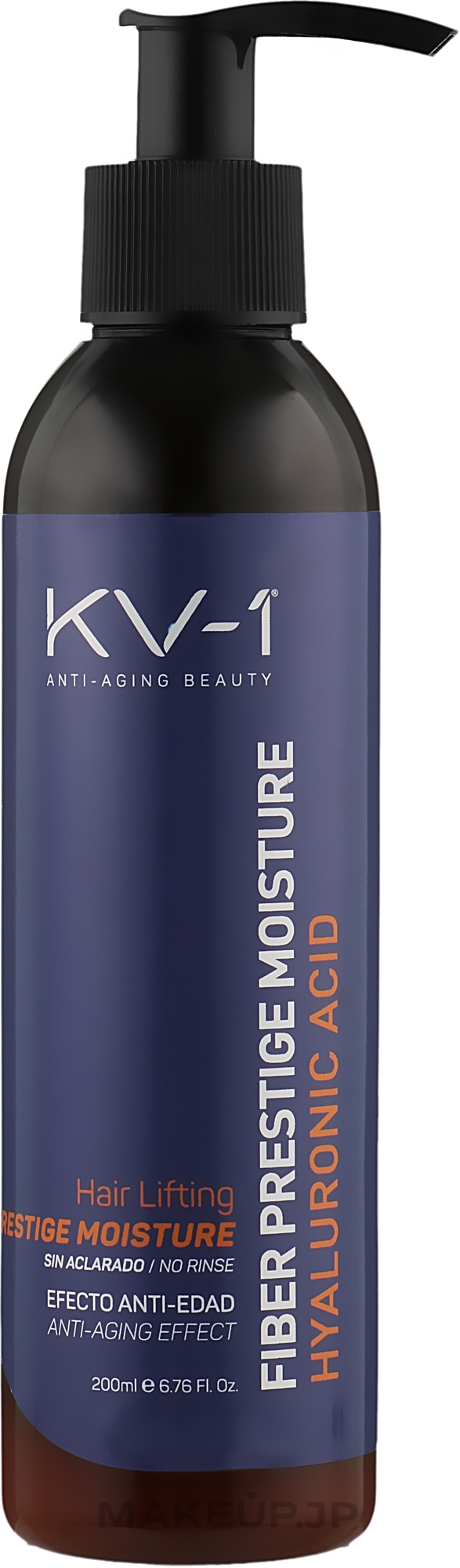 Leave-In Filler Cream with Sesame Oil & Hyaluronic Acid - KV-1 Fiber Prestige Moisture Hair Lifting — photo 200 ml