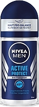 Men Roll-On Deodorant - Nivea Deo Roll-On Active Protect — photo N1