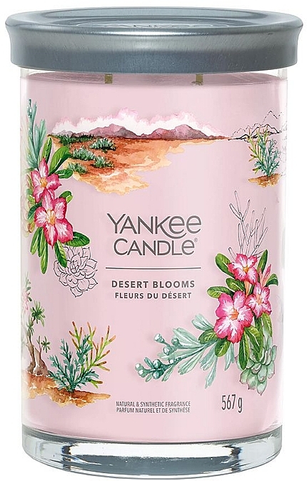 Desert Blooms Scented Candle in Glass 2 Wicks - Yankee Candle Signature Tumbler — photo N1