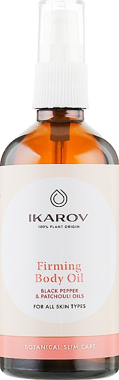 Firming Black Pepper & Patchouli Body Oil - Ikarov — photo N2