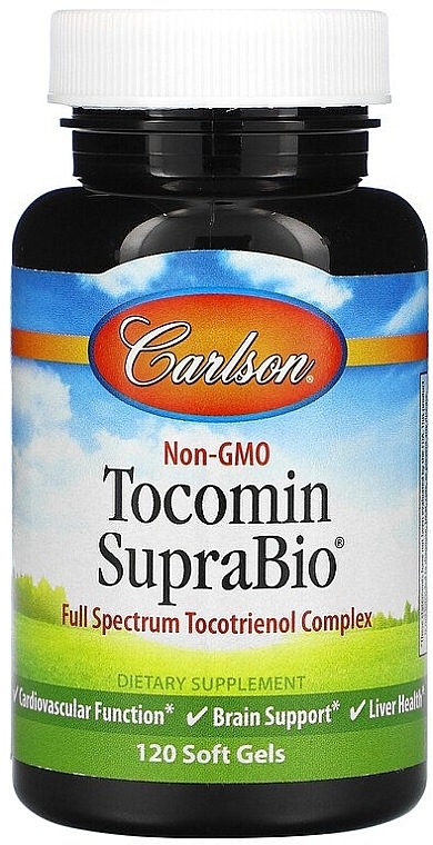 Dietary Supplement "Full Spectrum Tocotrienol Complex" - Carlson Labs Tocomin SupraBio — photo N1