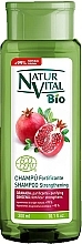 Fortifying Shampoo - Natur Vital Bio Fortifying Strengthening Shampoo Pomegranate — photo N1