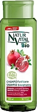 Fragrances, Perfumes, Cosmetics Fortifying Shampoo - Natur Vital Bio Fortifying Strengthening Shampoo Pomegranate