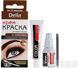 Fragrances, Perfumes, Cosmetics Brow & Lash Cream Color, brown - Delia Brow Dye Brown 4.0