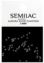 Nail Crystals, 2 mm - Semilac Aurora Shine Diamond — photo N1