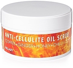 Set - Hillary Anti-Cellulite Fire (scr/200 g + oil/100 ml + soap/100 g) — photo N2