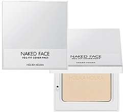 Fragrances, Perfumes, Cosmetics Compact Powder - Holika Holika Naked Face Veil-Fit Cover Pact