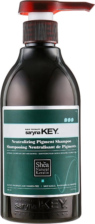 Neutralizing Pigment Shampoo (Silver) - Saryna Key Unique Pro Neutralizing Pigment Shampoo — photo N1