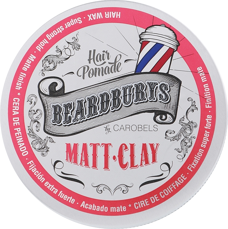 Matte Hair Clay - Beardburys Matt-Clay Carobels — photo N4