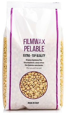 Depilatory Film Wax, granules, yellow - DimaxWax Filmwax Pelable Stripless Depilatory Wax Yellow — photo N1