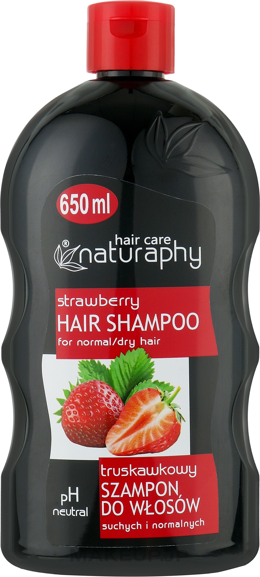 Strawberry Shampoo for Dry and Normal Hair - Naturaphy Shampoo — photo 650 ml
