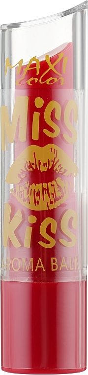 Lip Balm "Tropical Fruits" - Maxi Color Miss Kiss — photo N1