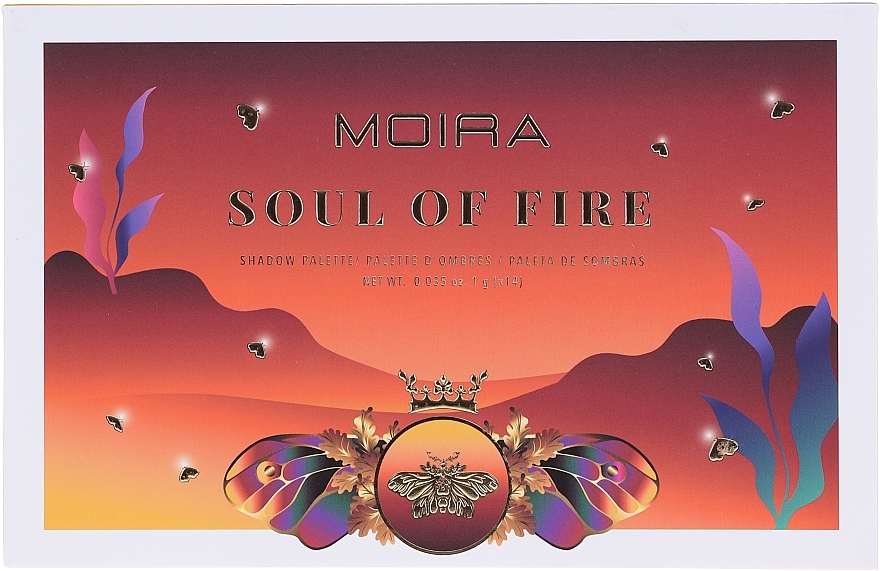 Eyeshadow Palette - Moira Soul of Fire Shadow Palette — photo N2