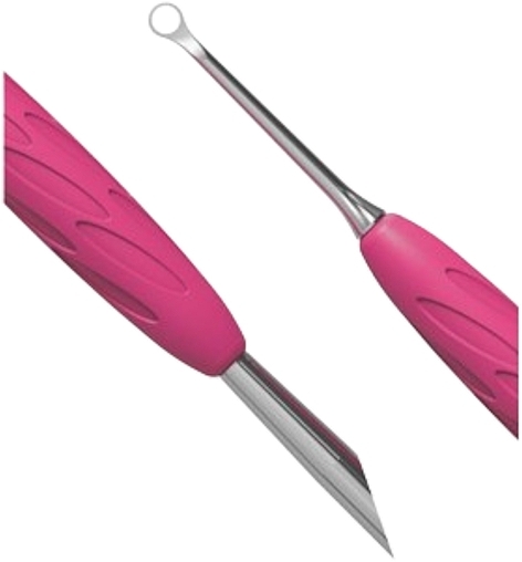 Cuticle Pusher with Silicone Handle - Staleks Pro Uniq 11 Type 2 — photo N1