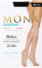 Relax Knee Socks 20 Den, nero - Mona — photo N1