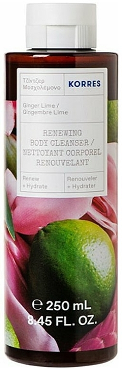 Renewing Body Cleanser "Ginger & Lime" - Korres Ginger Lime Renewing Body Cleanser — photo N1