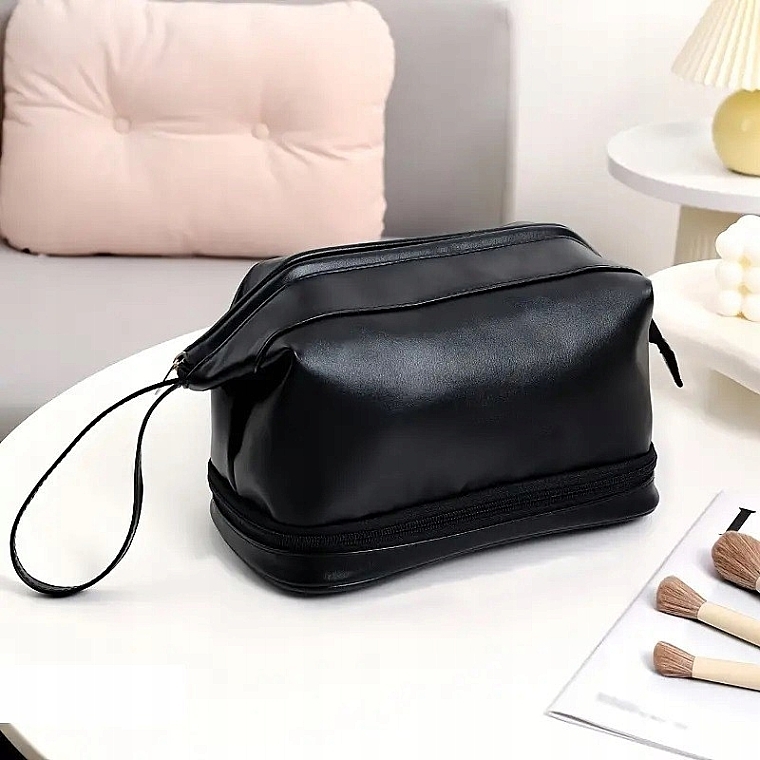 Travel Cosmetic Bag KS106CZ, black - Ecarla — photo N3