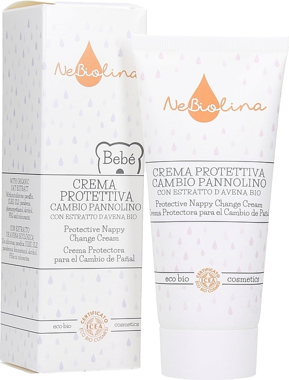 Protective Diaper Cream - NeBiolina Baby Protective Nappy Change Cream — photo N1