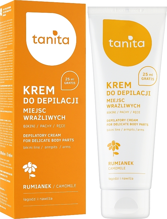 Depilatory Cream for Delicate Areas - Tanita Depilatory Cream For Delicate Body Parts — photo N2