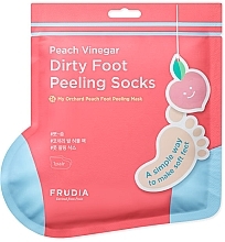 Pedicure Socks Mask with Peach Scent - Frudia My Orchard Foot Peeling Mask — photo N1