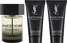 Yves Saint Laurent La Nuit de L'Homme - Set (edt/100ml + sh/gel/2x50ml) — photo N1