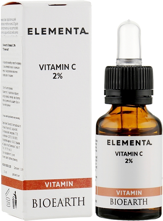 Vitamin C 2% Face Serum - Bioearth Elementa Vitamin C 2% — photo N5