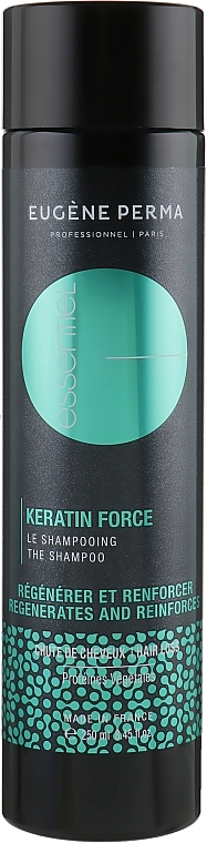 Keratin Shampoo 'Hair Growth Stimulation' - Eugene Perma Essentiel Keratin Force Shampoo — photo N1